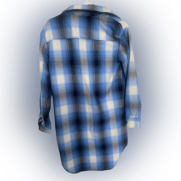 Happily Grey Flannel Shirt Dress - Picture 2 of 5